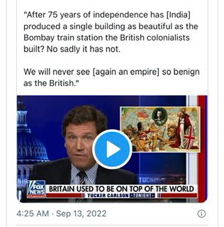 Tucker Carlson on India - Fox News Twitter